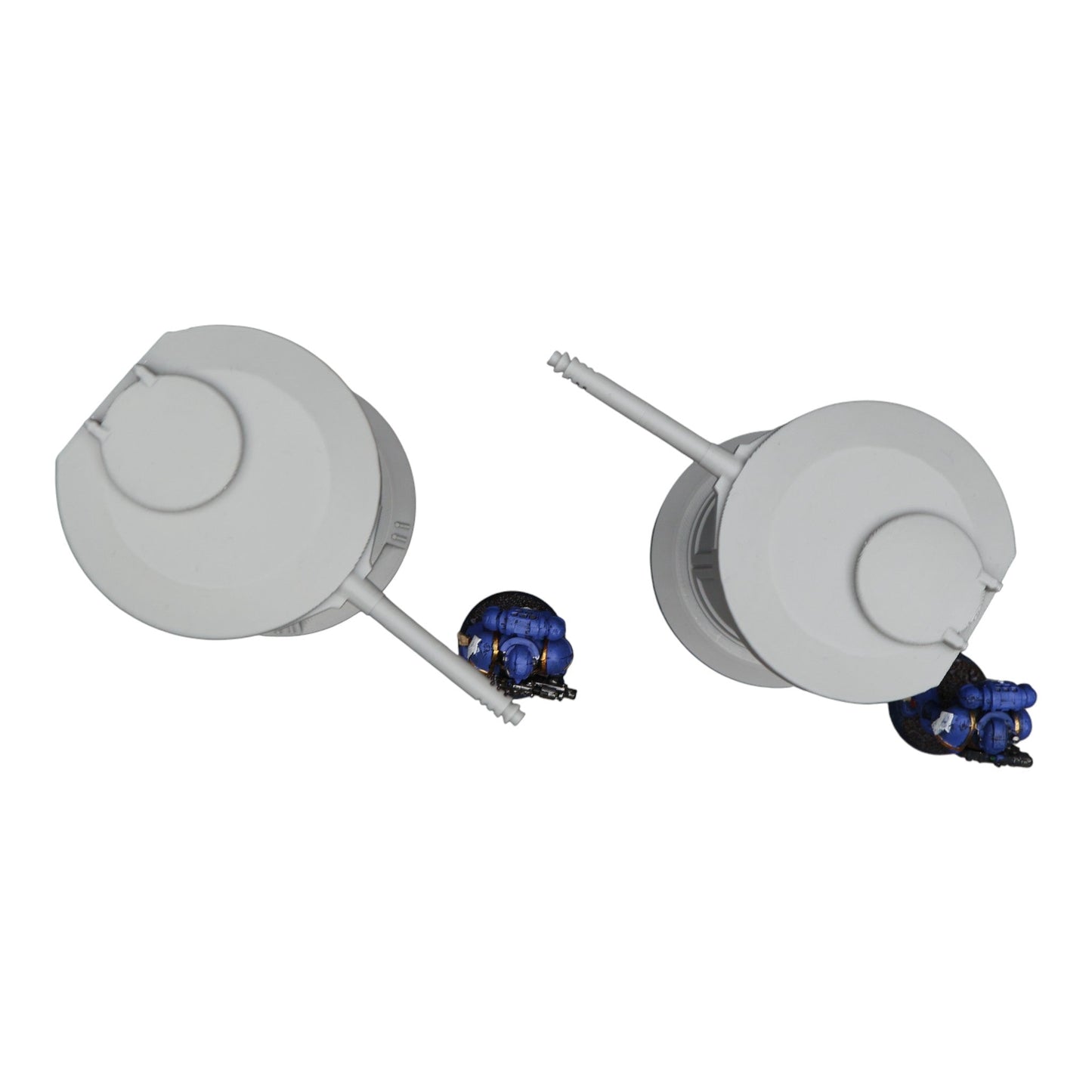 Turret x2- 28mm Wargaming Scatter Terrain Scenery Tabletop Miniature