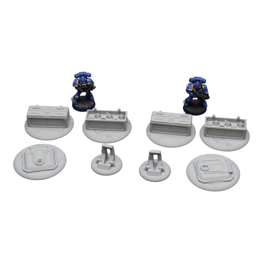 Objective Markers - 28mm Wargaming Scatter Terrain Scenery Tabletop Miniature - 3D Printed Terrain and Scenery - Geek Gaming Scenics - Jawar3d