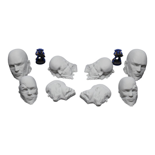 Head Stones - 28mm Wargaming Scatter Terrain Scenery Tabletop Miniature - 3D Printed Terrain and Scenery - Geek Gaming Scenics - Jawar3d
