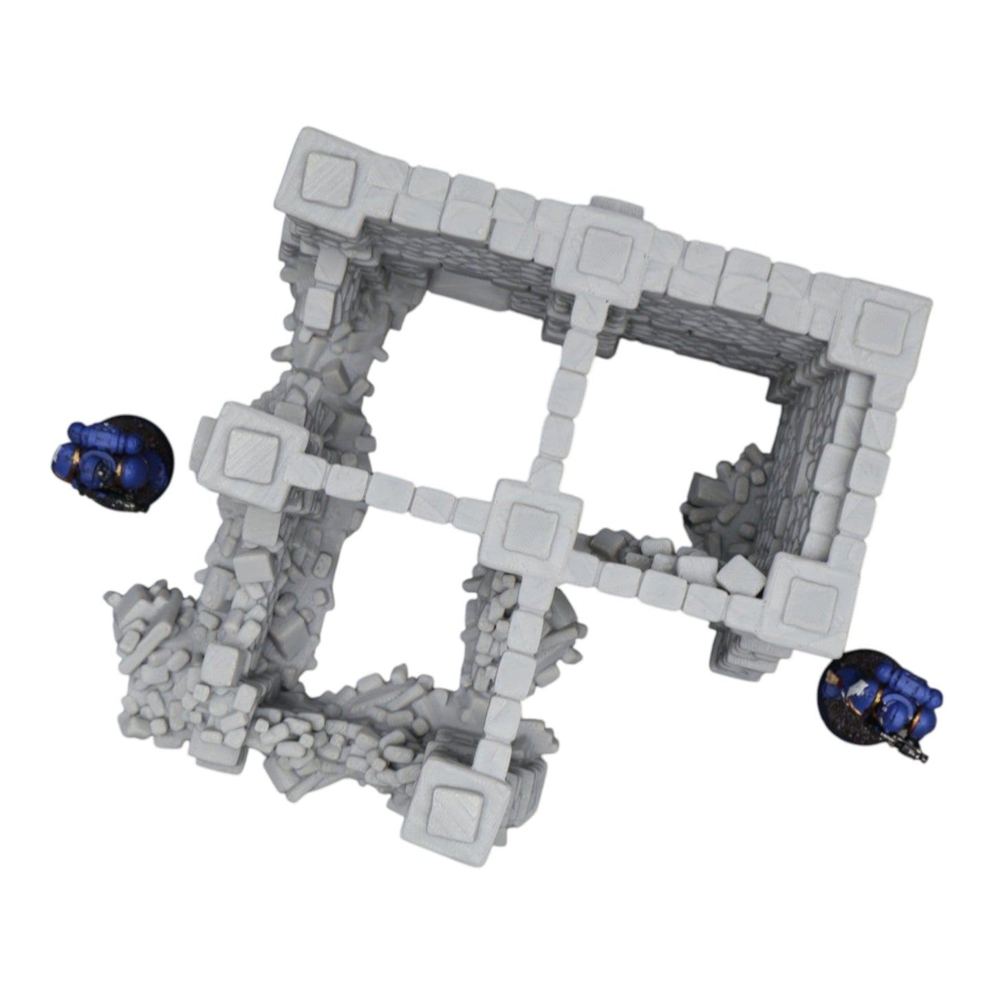 Crumbling Ruins #15 - 28mm Wargaming Scatter Terrain Scenery Tabletop Miniature - 3D Printed Terrain and Scenery - Geek Gaming Scenics - Jawar3d