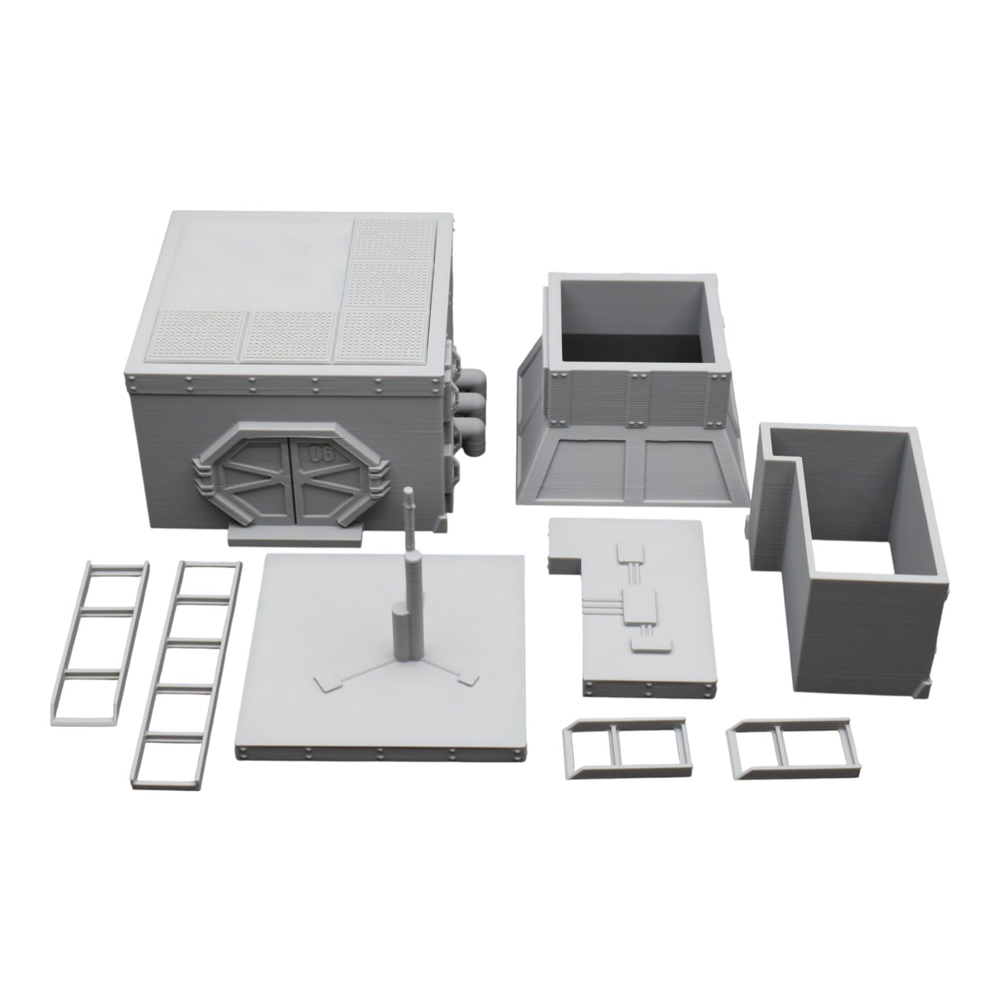 Sci-Fi Outpost - 28mm Wargaming Scatter Terrain Scenery Tabletop Miniature