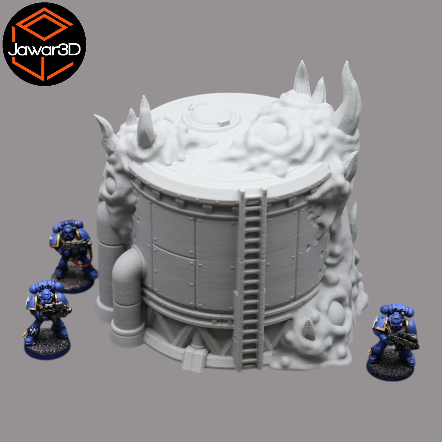 Hive Infected Silo #1 - 28mm Wargaming Scatter Terrain Scenery Tabletop - 3D Printed Terrain and Scenery - Geek Gaming Scenics - Jawar3d