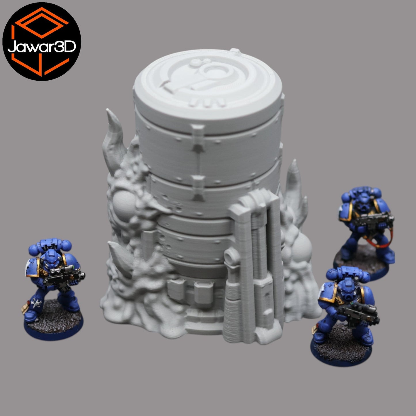 Hive Infected Silo #2 - 28mm Wargaming Scatter Terrain Scenery Tabletop - 3D Printed Terrain and Scenery - Geek Gaming Scenics - Jawar3d
