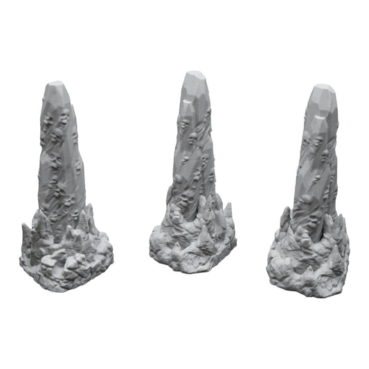 Haunted Rock x3 - 28mm Wargaming Scatter Terrain Scenery Tabletop Miniature