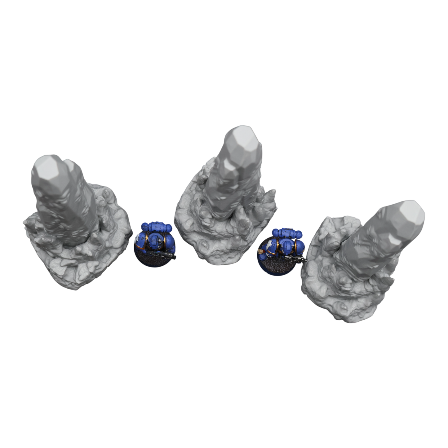 Haunted Rock x3 - 28mm Wargaming Scatter Terrain Scenery Tabletop Miniature