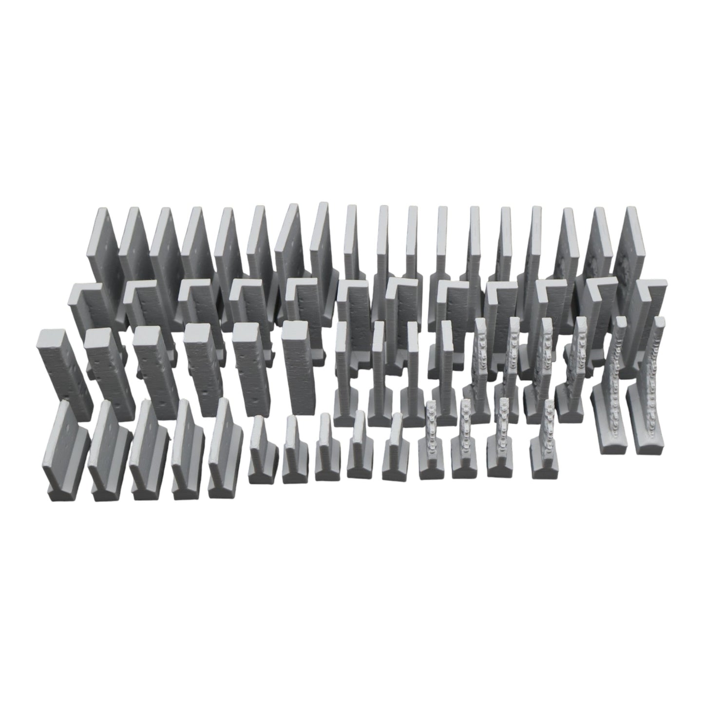Blasted Walls Set - 28mm Wargaming Scatter Terrain Scenery Tabletop Miniature