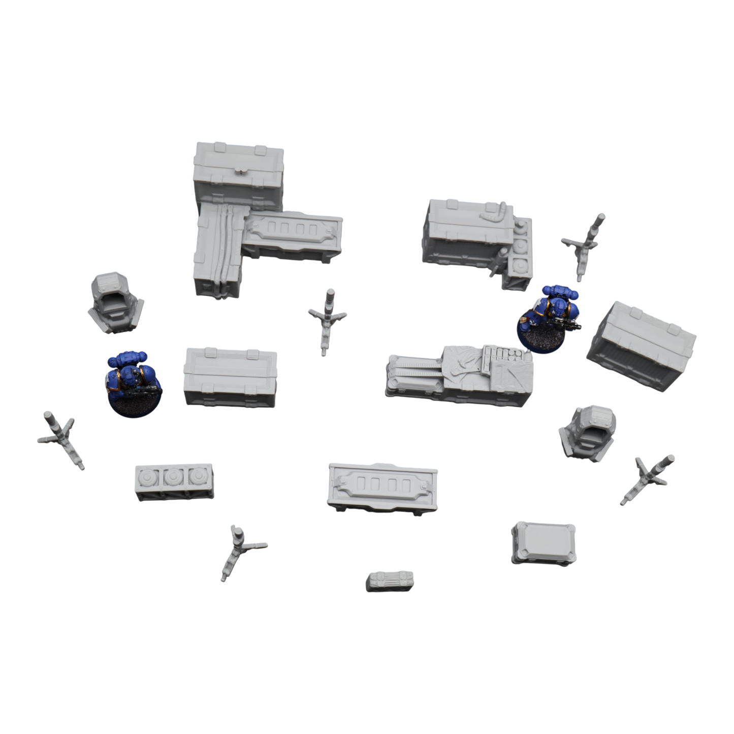 Drop Site Camp - 28mm Wargaming Scatter Terrain Scenery Tabletop Miniature