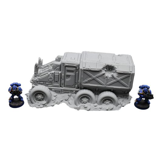 District 12 Vehicle #2 -28mm Wargaming Scatter Terrain Scenery Tabletop Miniature - 3D Printed Terrain and Scenery - Geek Gaming Scenics - Jawar3d