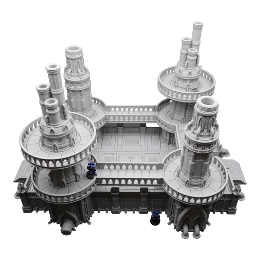 Steel Refinery Assembly #3 - 28mm Wargaming Scatter Terrain Scenery Tabletop