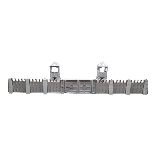Command Station Watch Tower + Walls - 28mm Wargaming Scatter Terrain Scenery