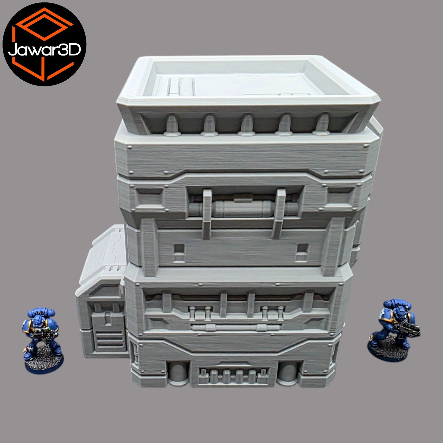 Power Plant - 28mm Wargaming Scatter Terrain Scenery Tabletop Miniature - 3D Printed Terrain and Scenery - Geek Gaming Scenics - Jawar3d
