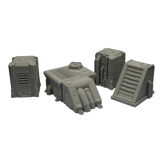 Generators Set #1 - 28mm Wargaming Scatter Terrain Scenery Tabletop Grimdark