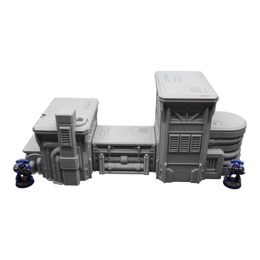 Fuel Station Set - 28mm Wargaming Scatter Terrain Scenery Tabletop Grimdark - 3D Printed Terrain and Scenery - Geek Gaming Scenics - Jawar3d