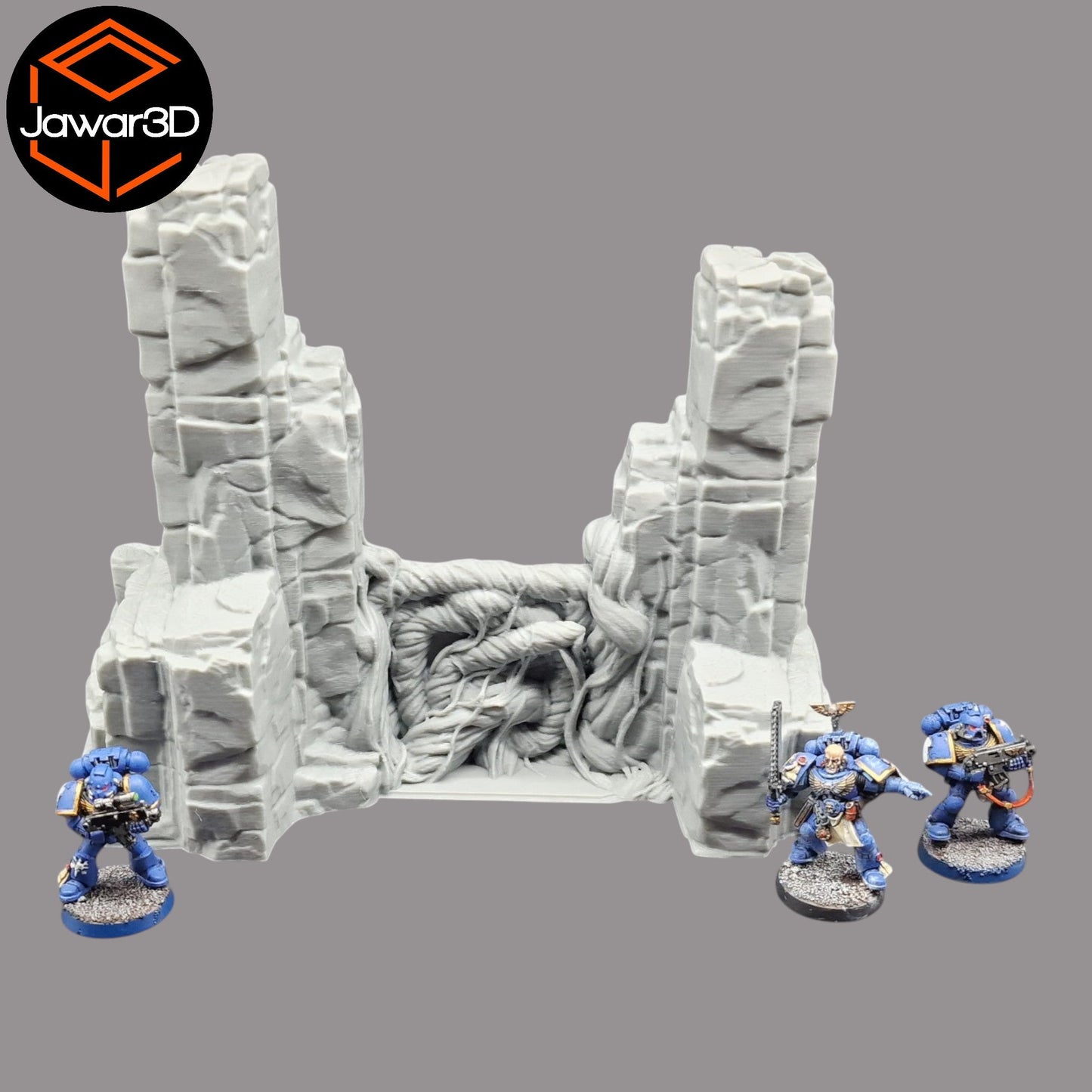 Vine Pathway - 28mm Wargaming Scatter Terrain Scenery Tabletop Miniature - 3D Printed Terrain and Scenery - Geek Gaming Scenics - Jawar3d