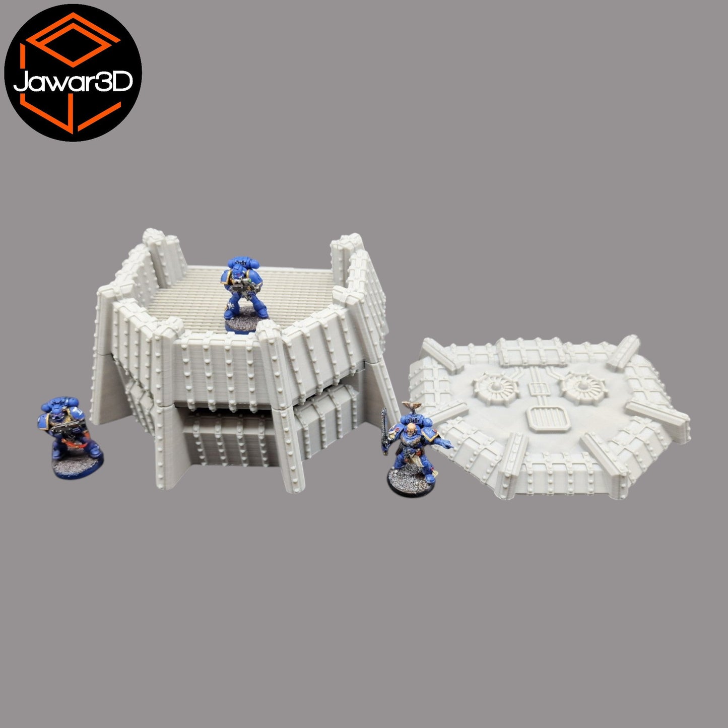 Reinforced Defence Bunker - 28mm Wargaming Scatter Terrain Scenery Tabletop - 3D Printed Terrain and Scenery - Geek Gaming Scenics - Jawar3d