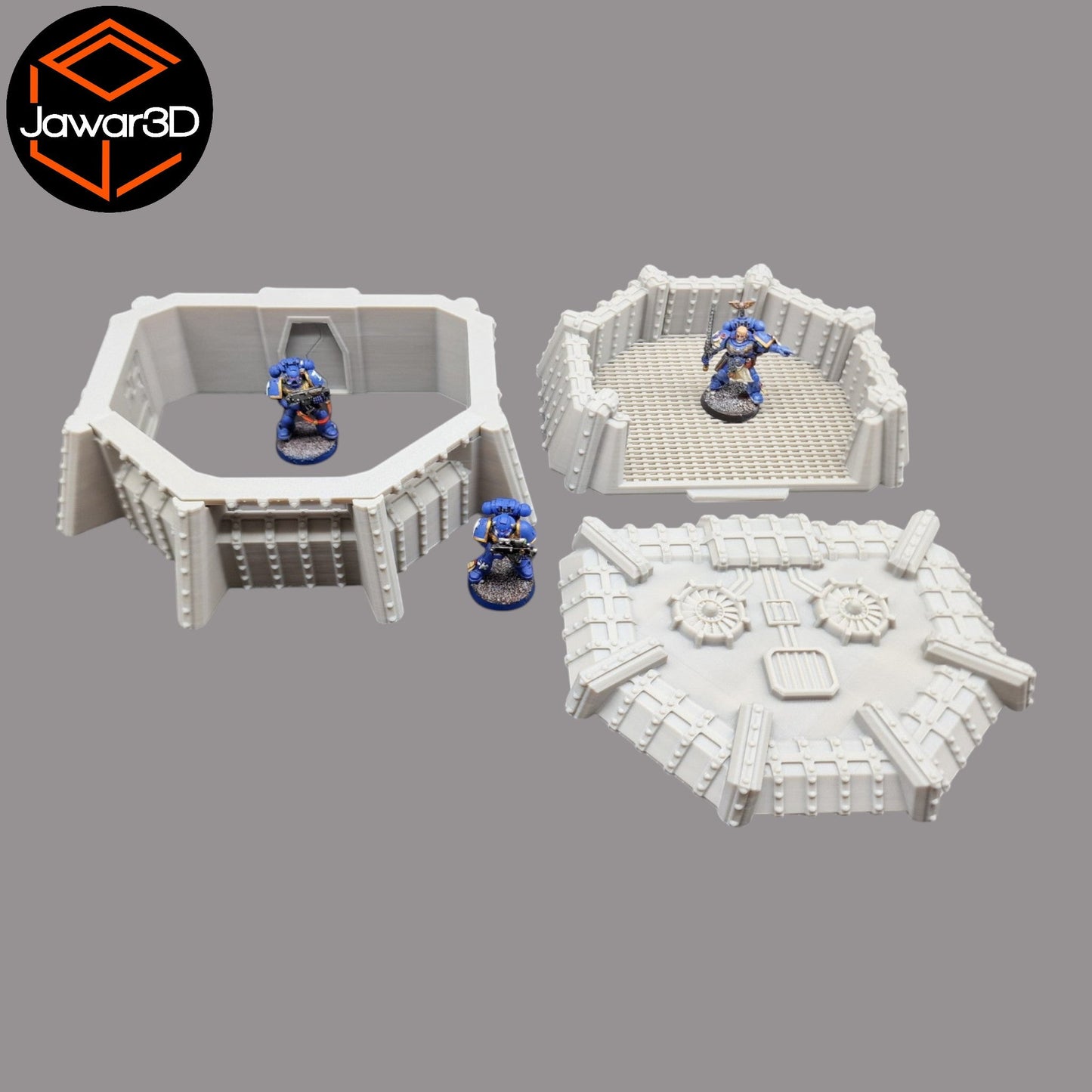 Reinforced Defence Bunker - 28mm Wargaming Scatter Terrain Scenery Tabletop