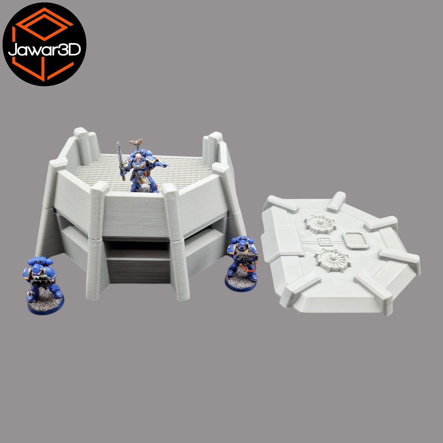 Standard Defence Bunker - 28mm Wargaming Scatter Terrain Scenery Tabletop - 3D Printed Terrain and Scenery - Geek Gaming Scenics - Jawar3d
