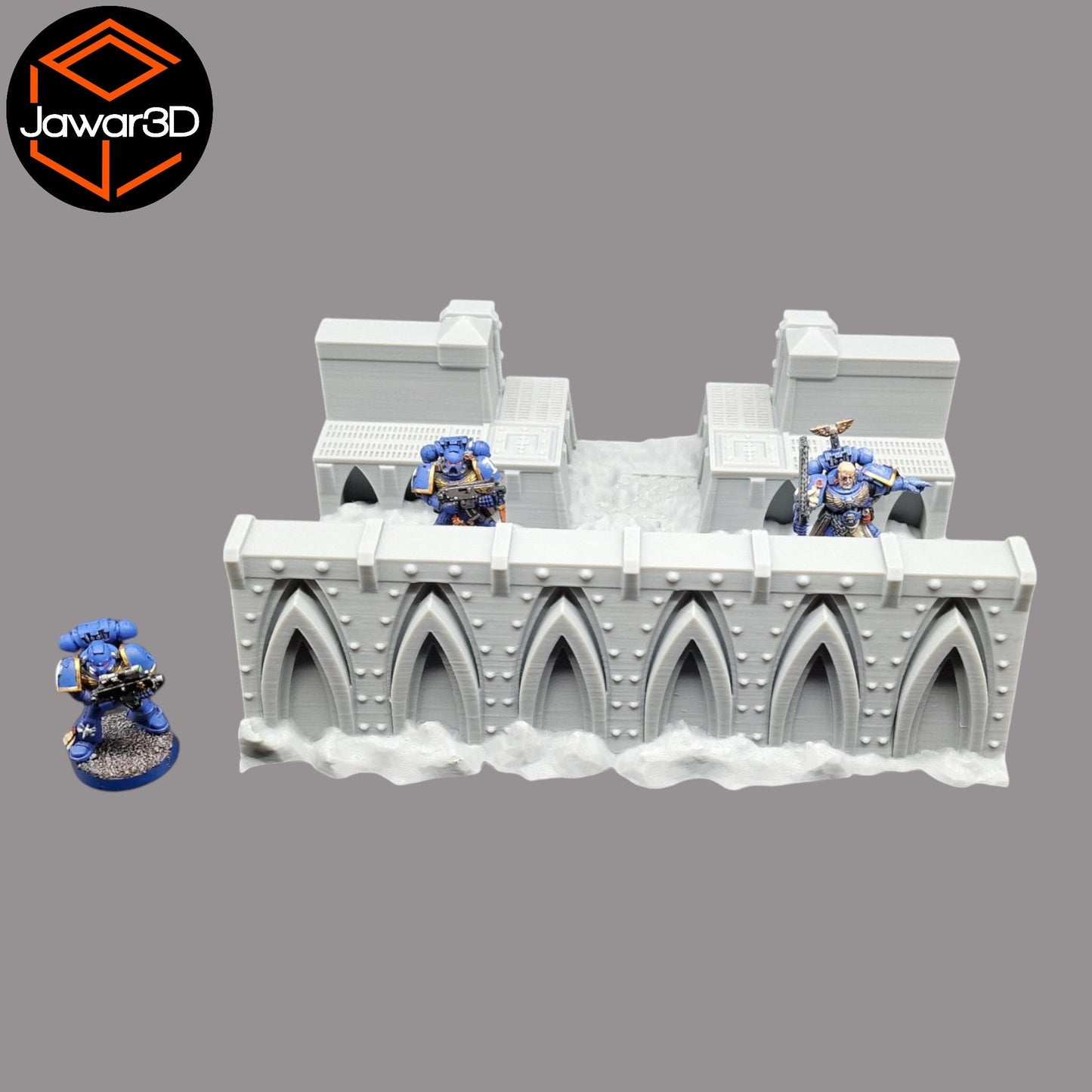 Zarix Intersection - 28mm Wargaming Scatter Terrain Scenery Tabletop Miniature - 3D Printed Terrain and Scenery - Geek Gaming Scenics - Jawar3d