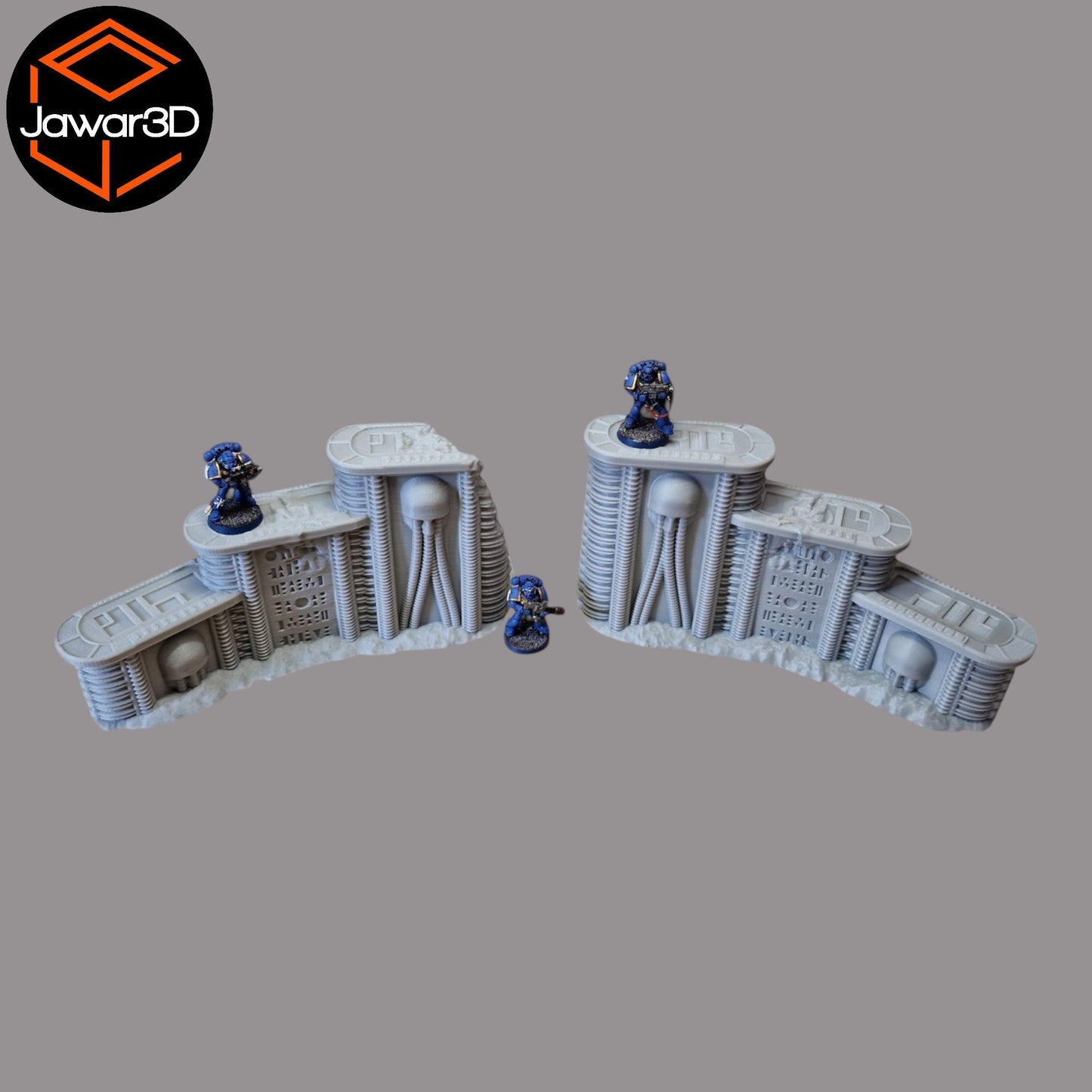Lyra Stairs - 28mm Wargaming Scatter Terrain Scenery Tabletop Miniature - 3D Printed Terrain and Scenery - Geek Gaming Scenics - Jawar3d