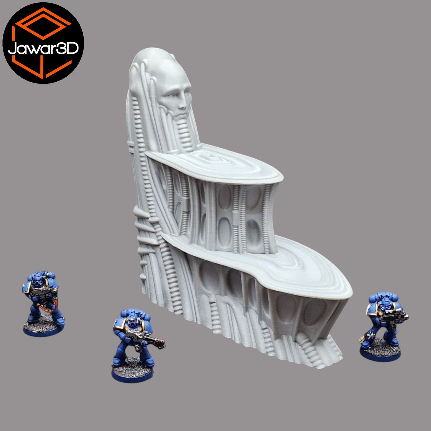 Lyra Balcony - 28mm Wargaming Scatter Terrain Scenery Tabletop Miniature - 3D Printed Terrain and Scenery - Geek Gaming Scenics - Jawar3d