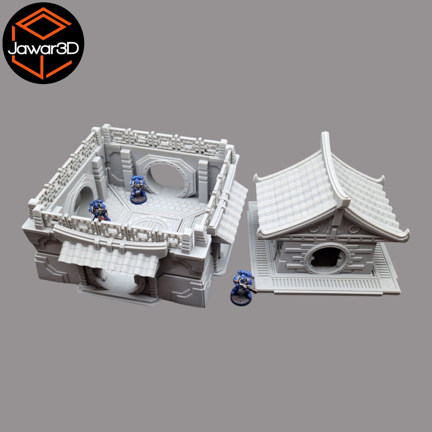 Draven Temple - 28mm Wargaming Scatter Terrain Scenery Tabletop Miniature
