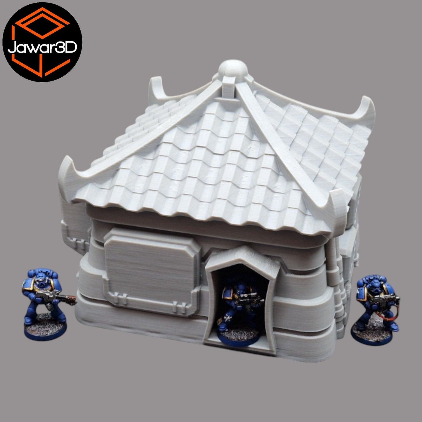 Eldrin Temple - 28mm Wargaming Scatter Terrain Scenery Tabletop Miniature - 3D Printed Terrain and Scenery - Geek Gaming Scenics - Jawar3d