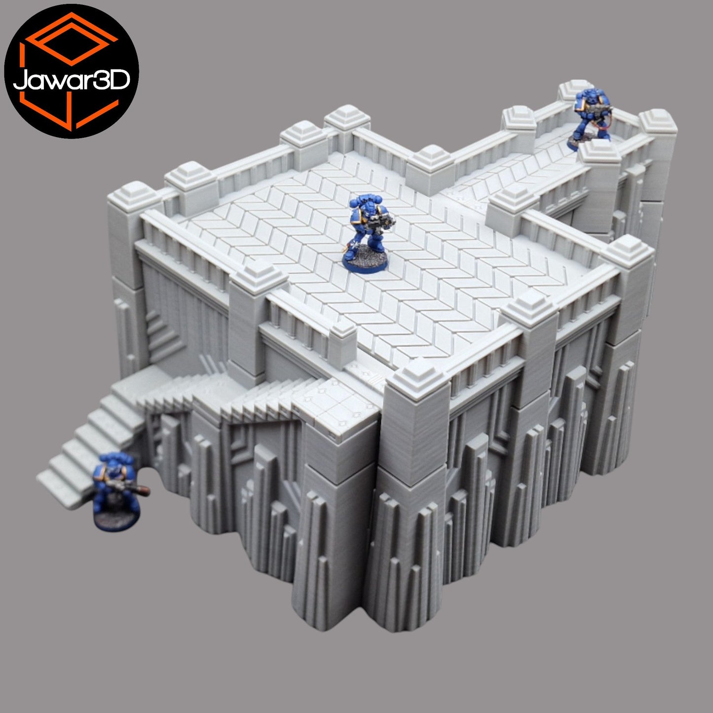 Sylas Balcony - 28mm Wargaming Scatter Terrain Scenery Tabletop Miniature - 3D Printed Terrain and Scenery - Geek Gaming Scenics - Jawar3d