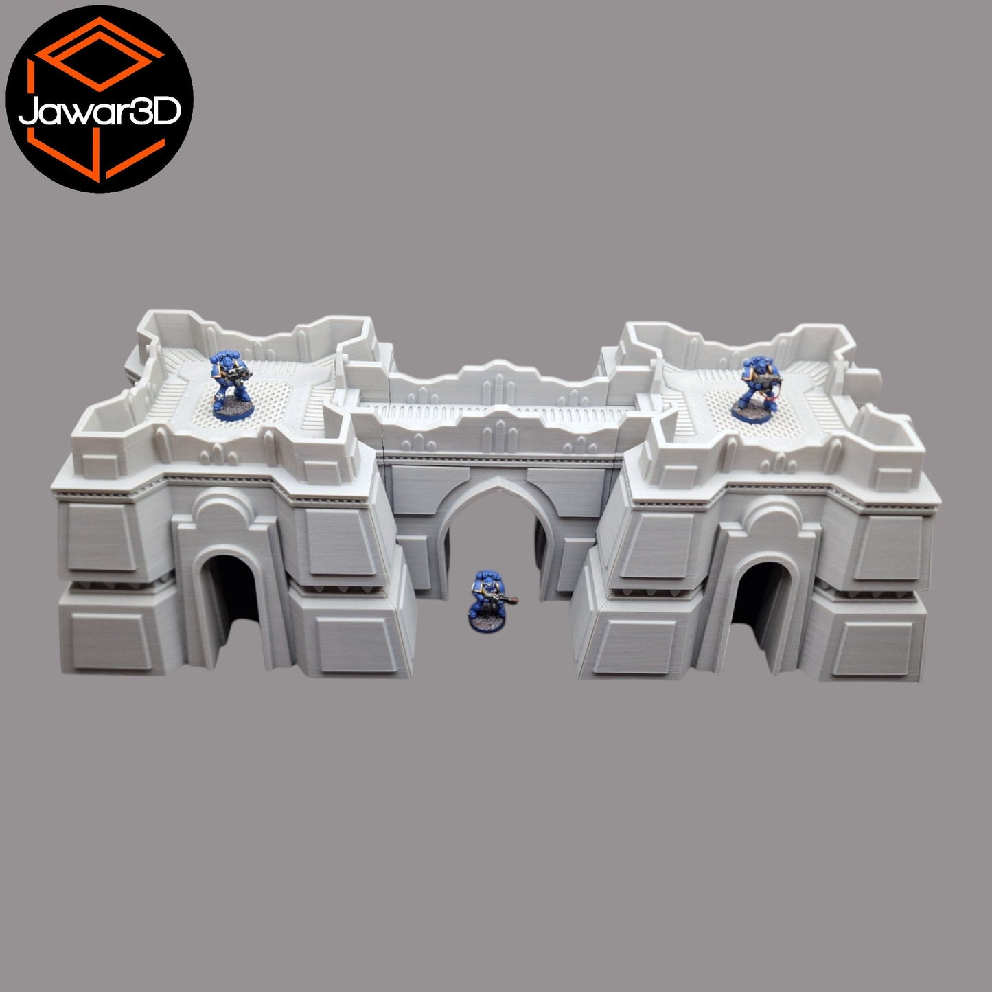 Korrin Fortress Modular Set - 28mm Wargaming Scatter Terrain Scenery Tabletop - 3D Printed Terrain and Scenery - Geek Gaming Scenics - Jawar3d