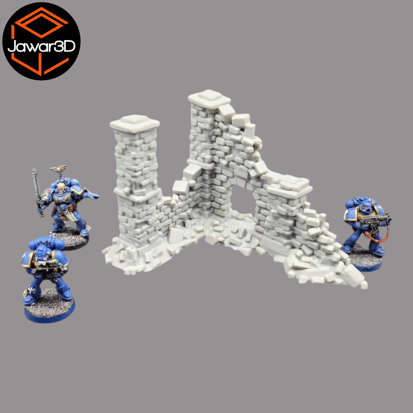 Crumbling Ruins #10 - 28mm Wargaming Scatter Terrain Scenery Tabletop Miniature