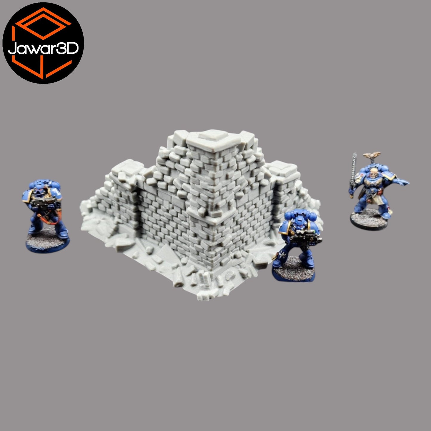 Crumbling Ruins #20 - 28mm Wargaming Scatter Terrain Scenery Tabletop Miniature