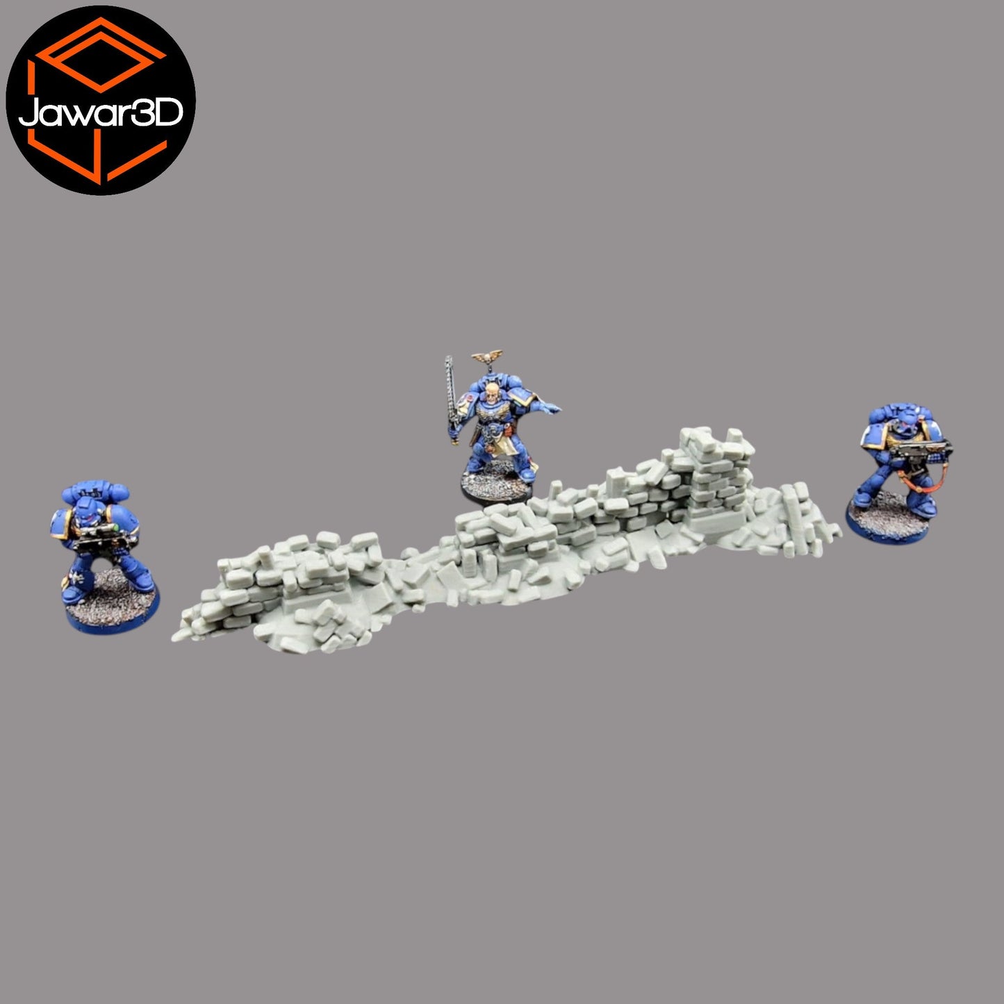 Crumbling Ruins #5 - 28mm Wargaming Scatter Terrain Scenery Tabletop Miniature