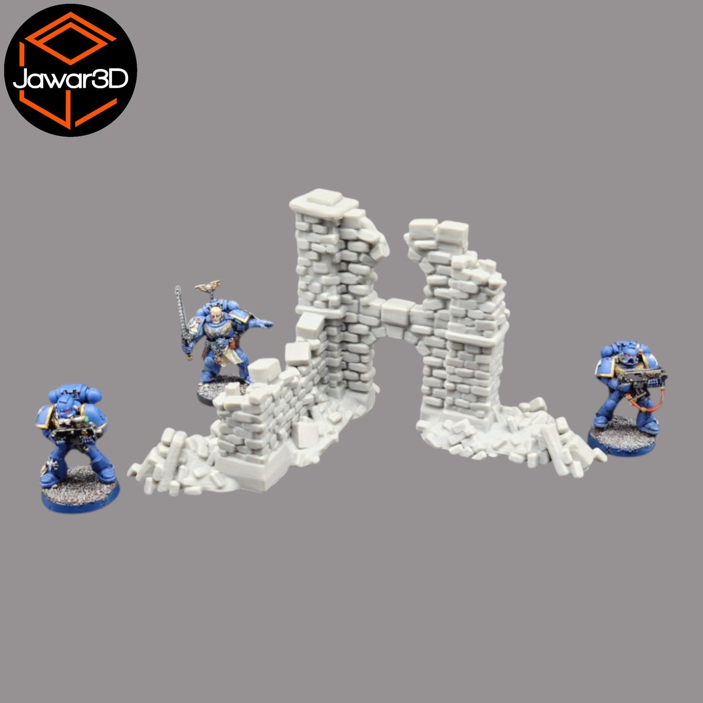 Crumbling Ruins #8 - 28mm Wargaming Scatter Terrain Scenery Tabletop Miniature