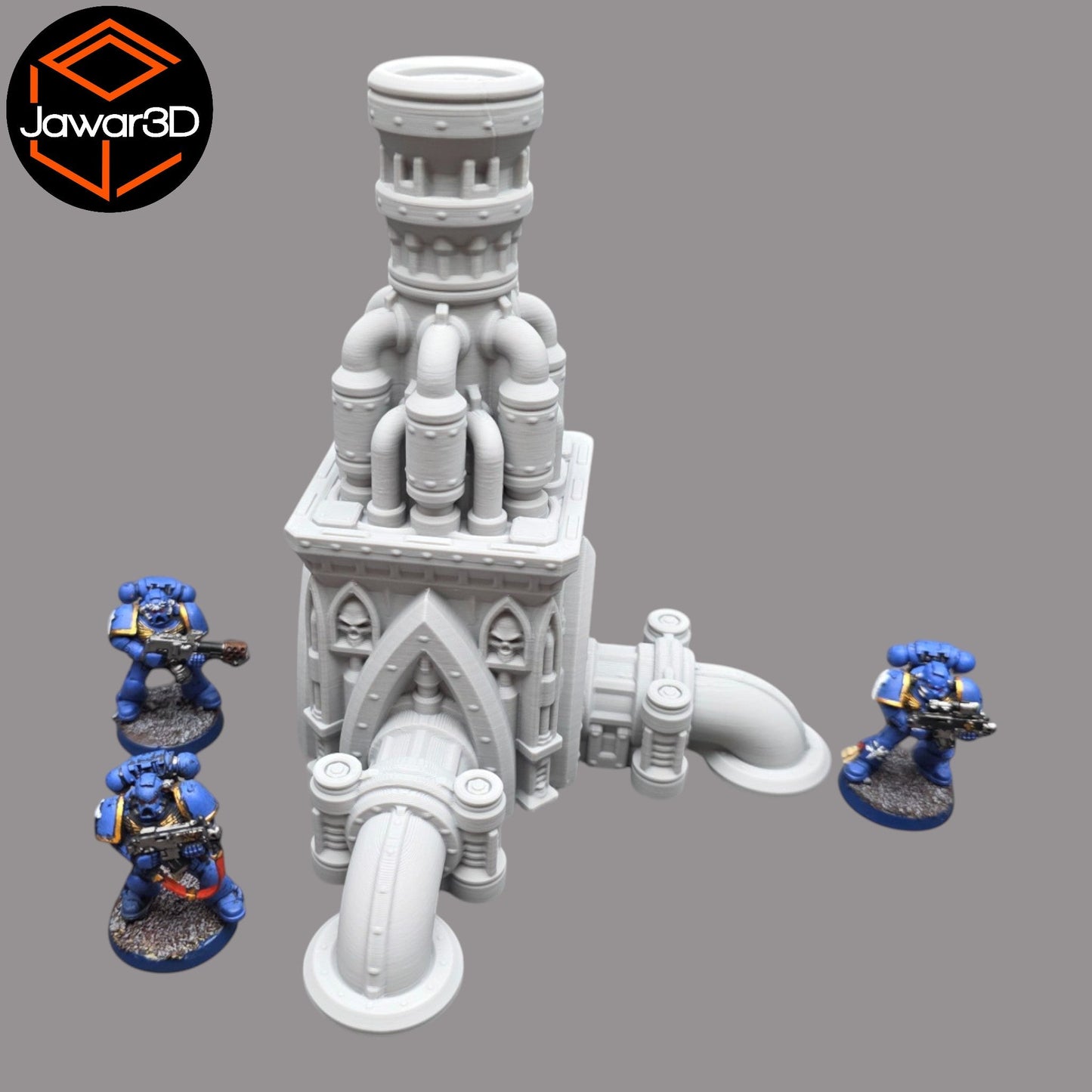 Smokestack - 28mm Wargaming Scatter Terrain Scenery Tabletop Miniature - 3D Printed Terrain and Scenery - Geek Gaming Scenics - Jawar3d