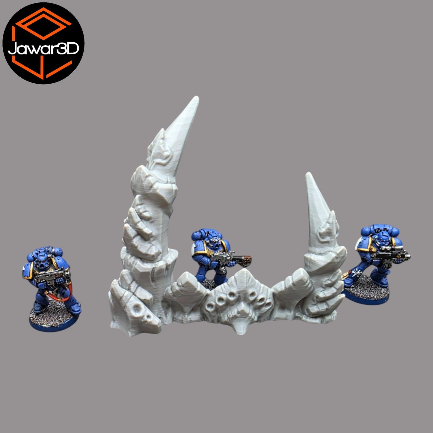 Spike Barrier - 28mm Wargaming Scatter Terrain Scenery Tabletop Miniature - 3D Printed Terrain and Scenery - Geek Gaming Scenics - Jawar3d