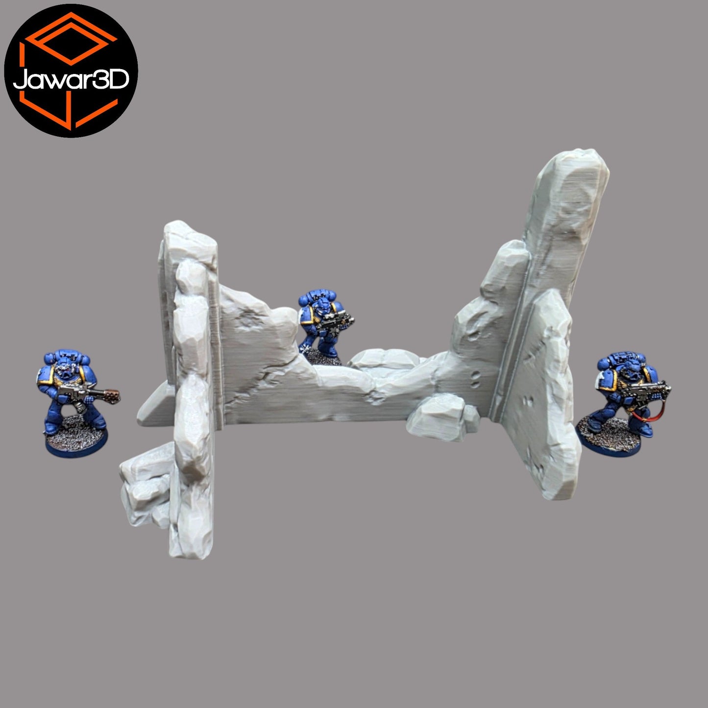 Debris Building 2 - 28mm Wargaming Scatter Terrain Scenery Tabletop Miniature - 3D Printed Terrain and Scenery - Geek Gaming Scenics - Jawar3d