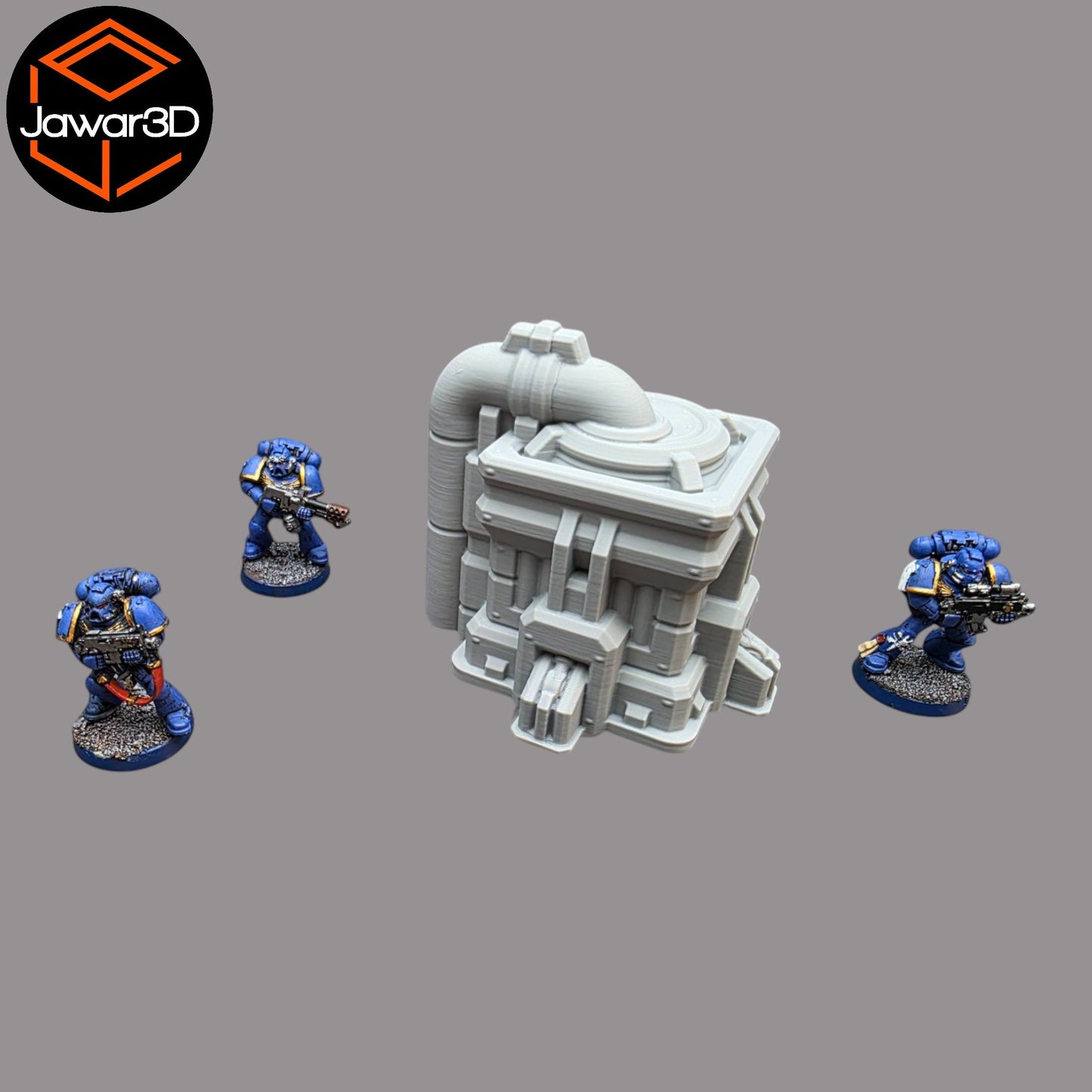 Production Building #4 - 28mm Wargaming Scatter Terrain Scenery Tabletop Miniature - 3D Printed Terrain and Scenery - Geek Gaming Scenics - Jawar3d