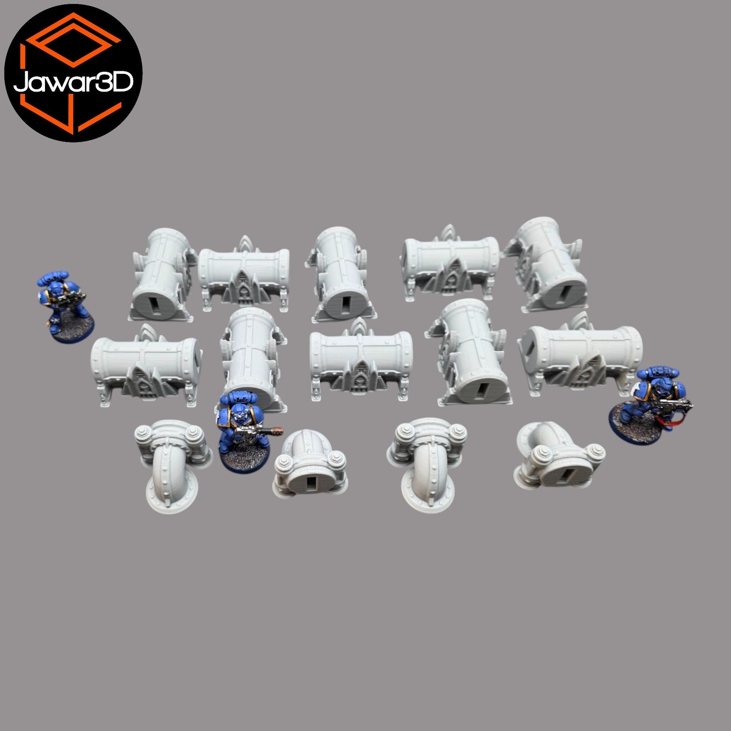 Production Pipes - 28mm Wargaming Scatter Terrain Scenery Tabletop Miniature