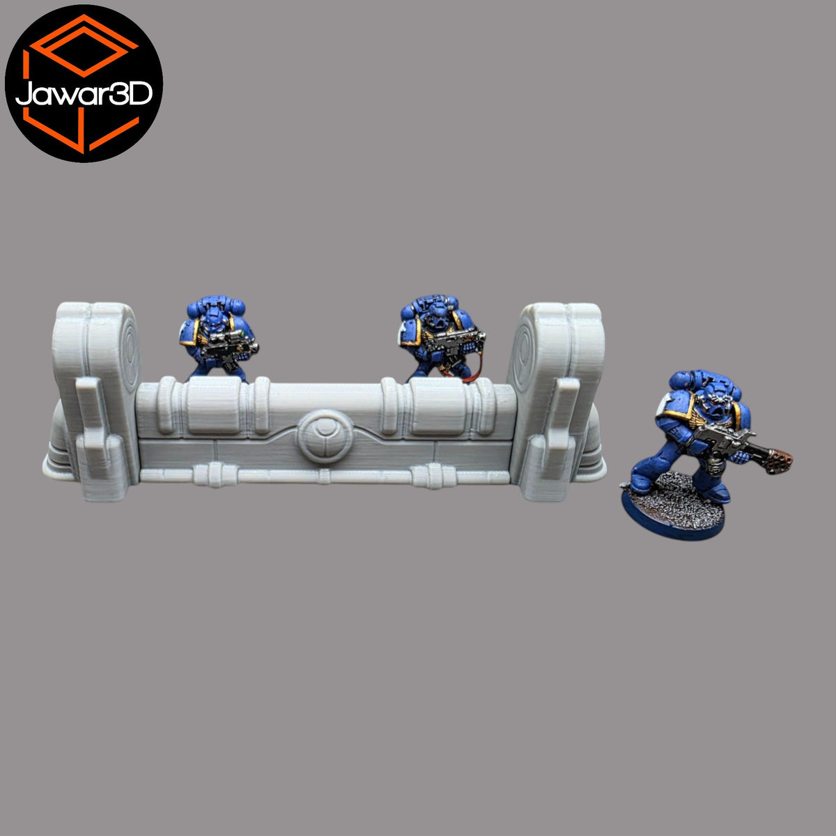 Ethereal Barricades - 28mm Wargaming Scatter Terrain Scenery Tabletop Miniature - 3D Printed Terrain and Scenery - Geek Gaming Scenics - Jawar3d