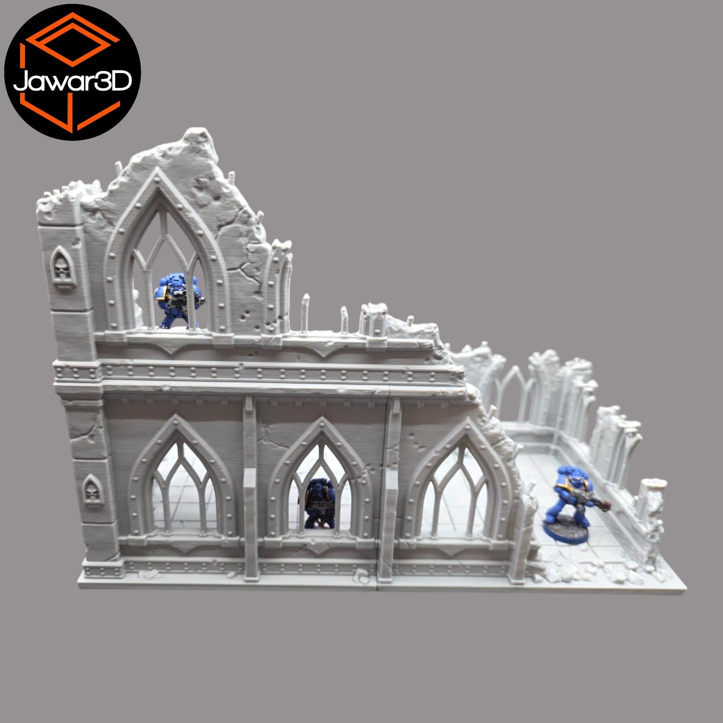 Ruined Empire 2 Floors #13 - 28mm Wargaming Scatter Terrain Scenery Miniature