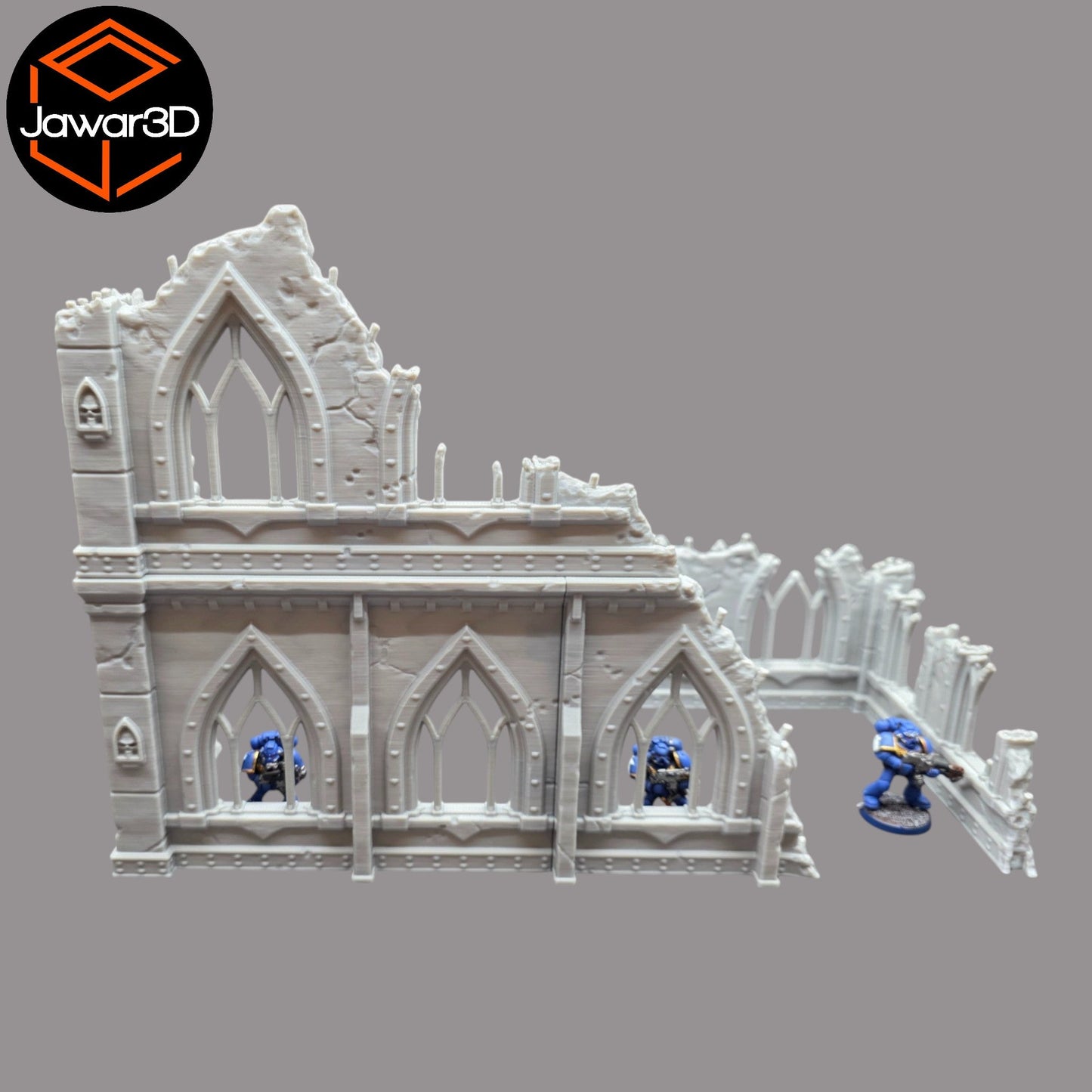 Ruined Empire 2 Floors #14 - 28mm Wargaming Scatter Terrain Scenery Miniature