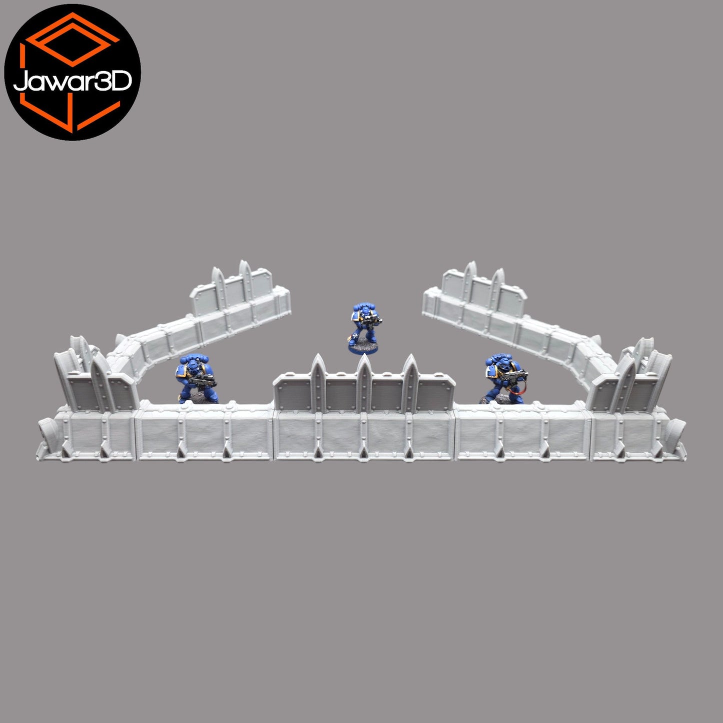 Trench Bunker Walls - 28mm Wargaming Scatter Terrain Scenery Tabletop Miniature - 3D Printed Terrain and Scenery - Geek Gaming Scenics - Jawar3d