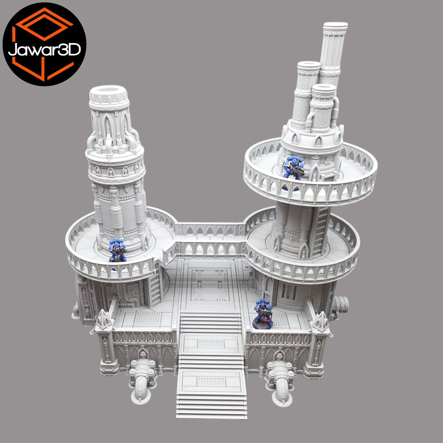 Steel Refinery Assembly #1 - 28mm Wargaming Scatter Terrain Scenery Tabletop - 3D Printed Terrain and Scenery - Geek Gaming Scenics - Jawar3d