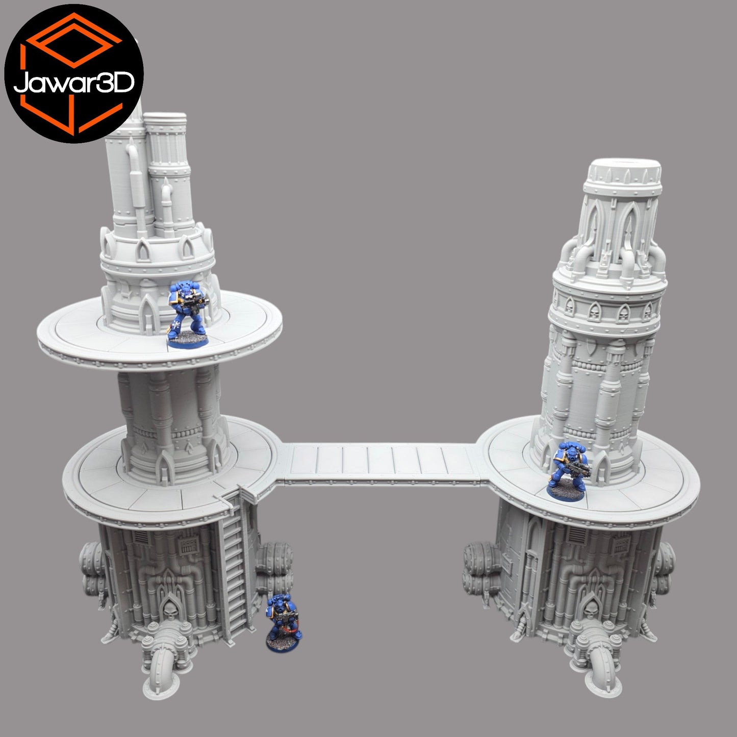 Steel Refinery Assembly #6 - 28mm Wargaming Scatter Terrain Scenery Tabletop - 3D Printed Terrain and Scenery - Geek Gaming Scenics - Jawar3d