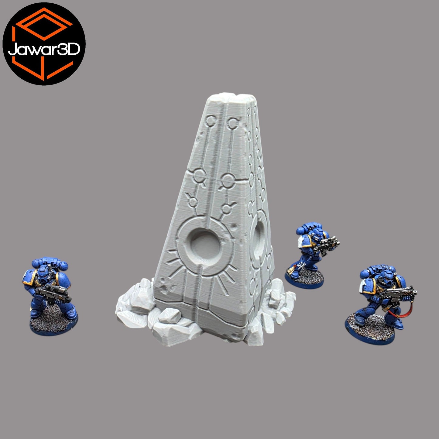 Alien Obelisk #4 - 28mm Wargaming Scatter Terrain Scenery Tabletop Miniature - 3D Printed Terrain and Scenery - Geek Gaming Scenics - Jawar3d