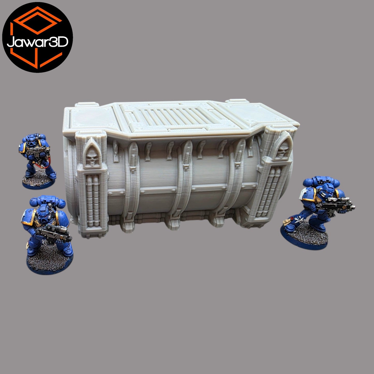 Gothic Container #1 - 28mm Wargaming Scatter Terrain Scenery Tabletop Miniature - 3D Printed Terrain and Scenery - Geek Gaming Scenics - Jawar3d