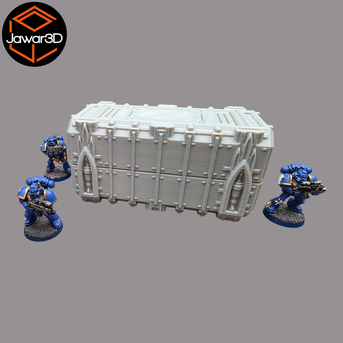 Gothic Container #2 - 28mm Wargaming Scatter Terrain Scenery Tabletop Miniature - 3D Printed Terrain and Scenery - Geek Gaming Scenics - Jawar3d