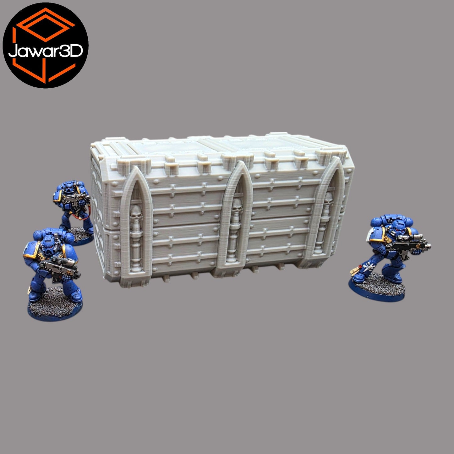 Gothic Container #4 - 28mm Wargaming Scatter Terrain Scenery Tabletop Miniature - 3D Printed Terrain and Scenery - Geek Gaming Scenics - Jawar3d