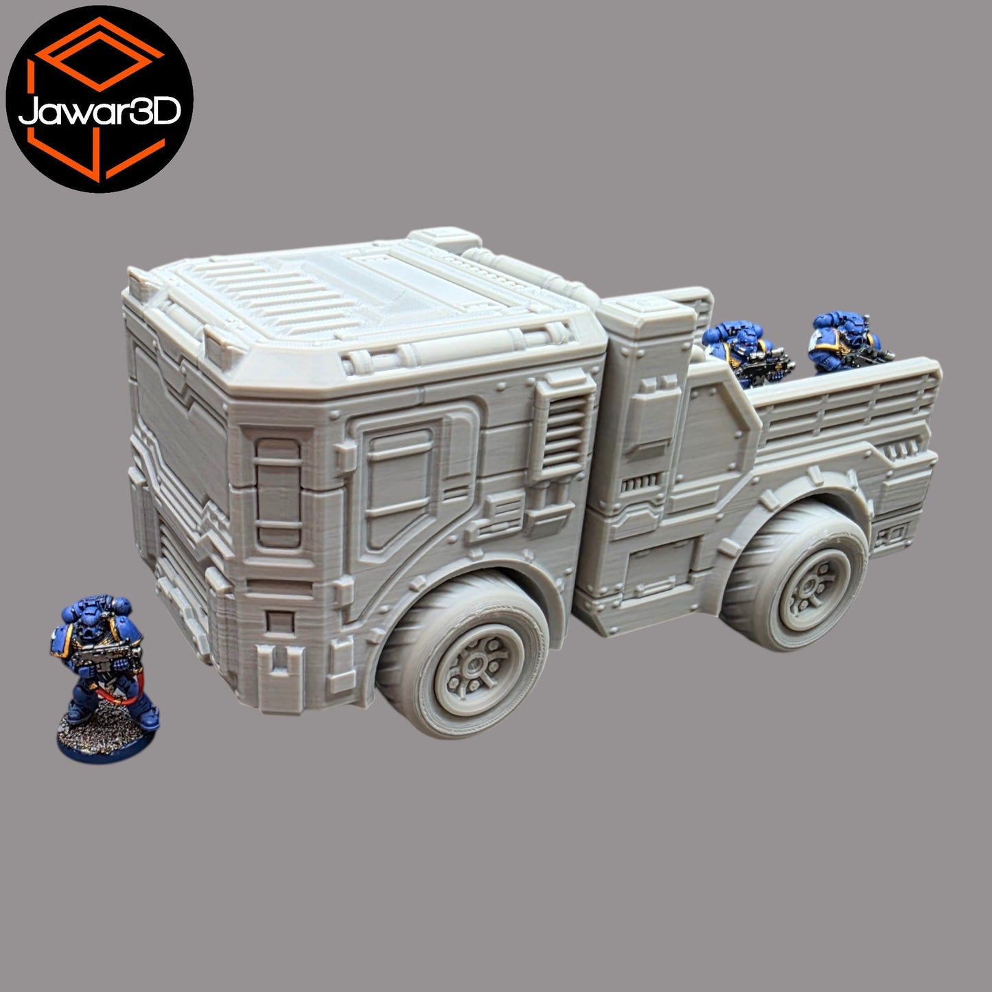 District 12 Vehicle #7 - 28mm Wargaming Scatter Terrain Scenery Tabletop - 3D Printed Terrain and Scenery - Geek Gaming Scenics - Jawar3d