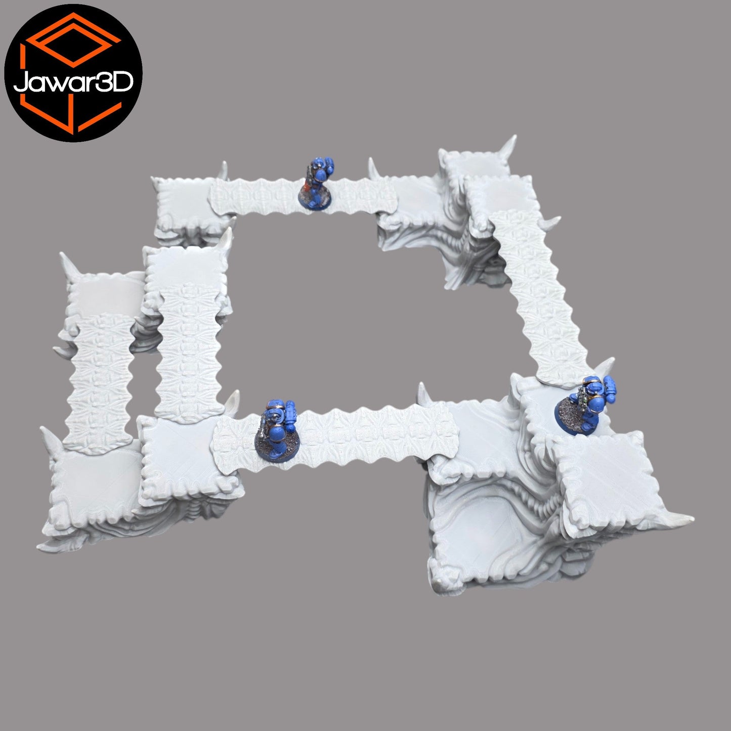 Hive Platforms - 28mm Wargaming Scatter Terrain Scenery Tabletop - 3D Printed Terrain and Scenery - Geek Gaming Scenics - Jawar3d