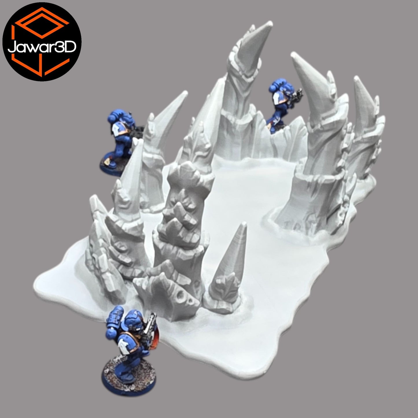 Hive Floor #3 - 28mm Wargaming Scatter Terrain Scenery Tabletop - 3D Printed Terrain and Scenery - Geek Gaming Scenics - Jawar3d